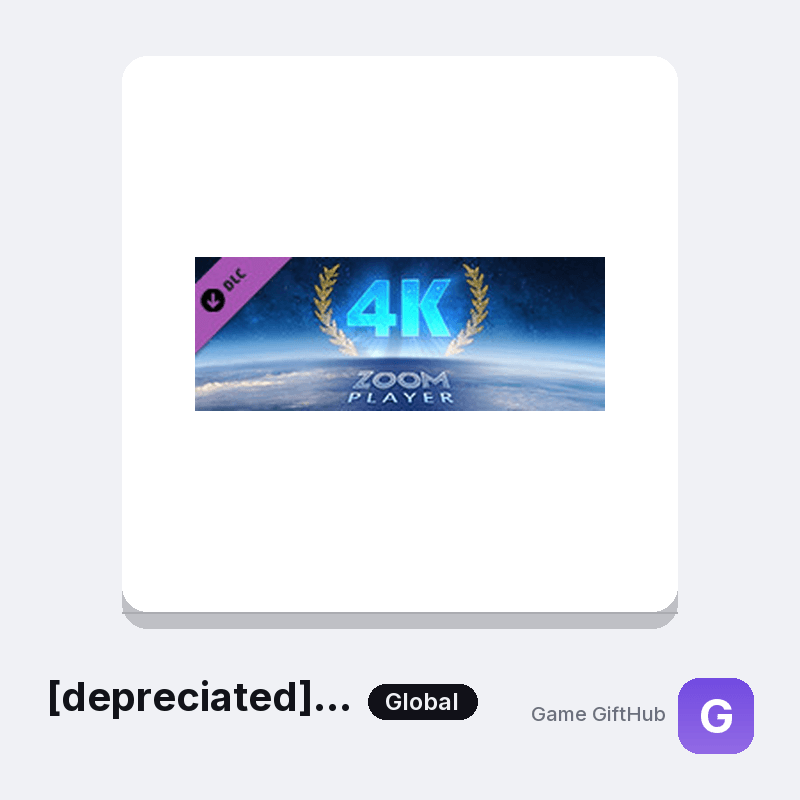 [depreciated] Zoom Player Onyx4K skin Gift Card — Steam gift card at Game GiftHub