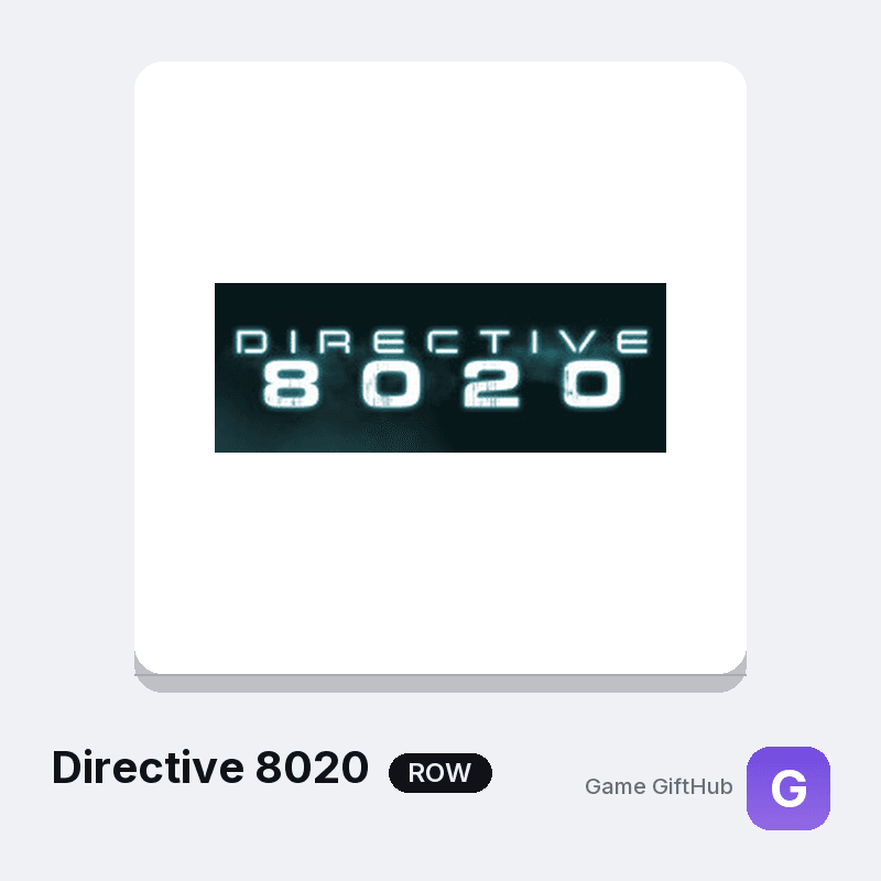 Directive 8020 Game Key — Other game key at Game GiftHub