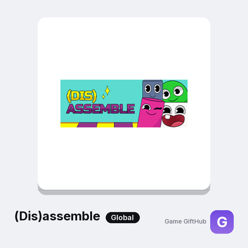 (Dis)assemble Gift Card — Steam gift card at Game GiftHub