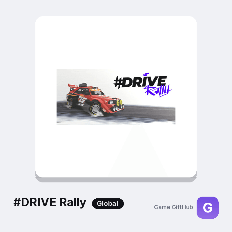 #DRIVE Rally Gift Card — Steam gift card at Game GiftHub