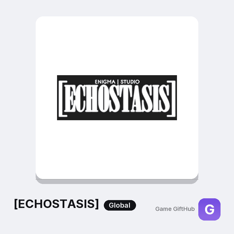 [ECHOSTASIS] Gift Card — Steam gift card at Game GiftHub
