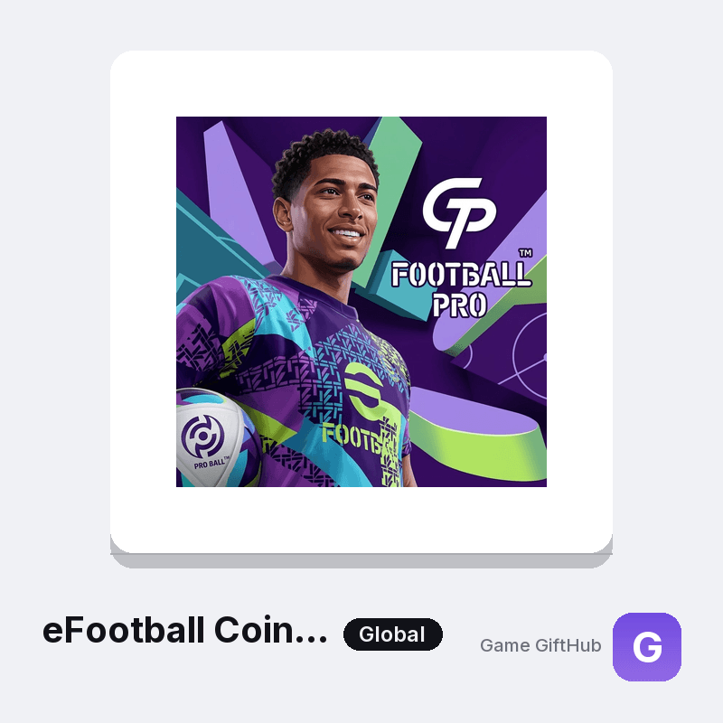 eFootball coin tiers from 50 to 12800 Coins at GameGiftHub