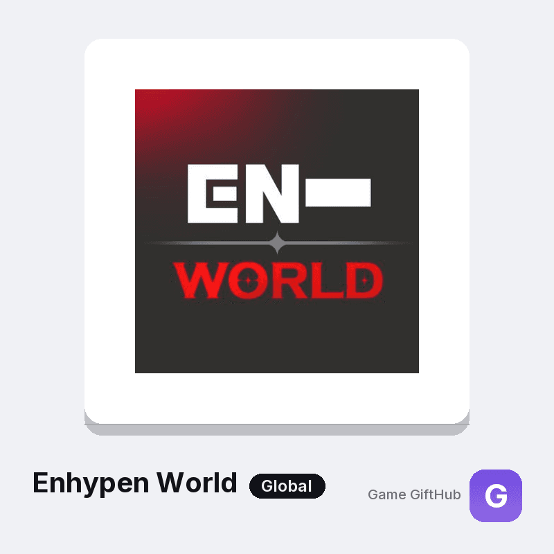 Enhypen World Top-Up — Mobile top-up at Game GiftHub