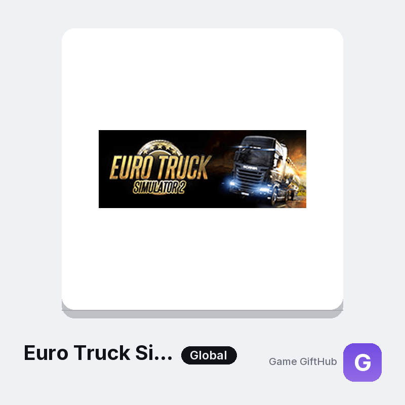 Euro Truck Simulator 2 Game Key — Other game key at Game GiftHub