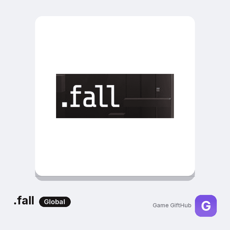 .fall Gift Card — Steam gift card at Game GiftHub
