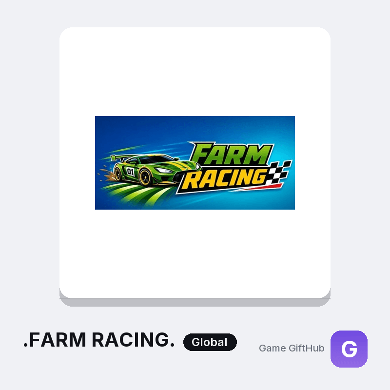 .FARM RACING. Gift Card — Steam gift card at Game GiftHub
