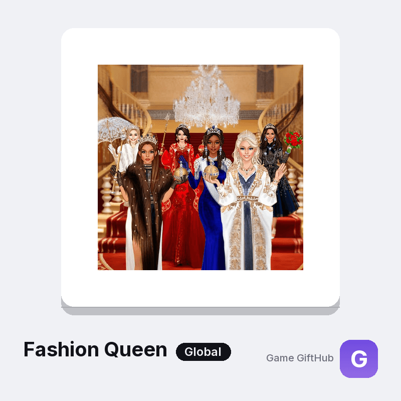 Fashion Queen Gift Card — Other gift card at Game GiftHub