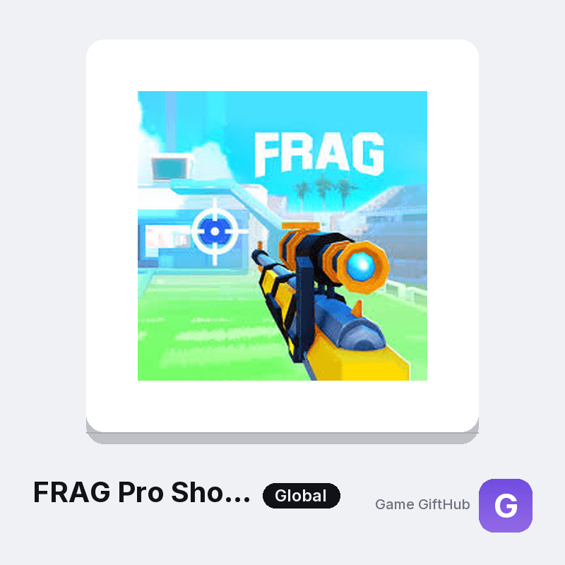 FRAG Pro Shooter Top-Up — Mobile top-up at Game GiftHub