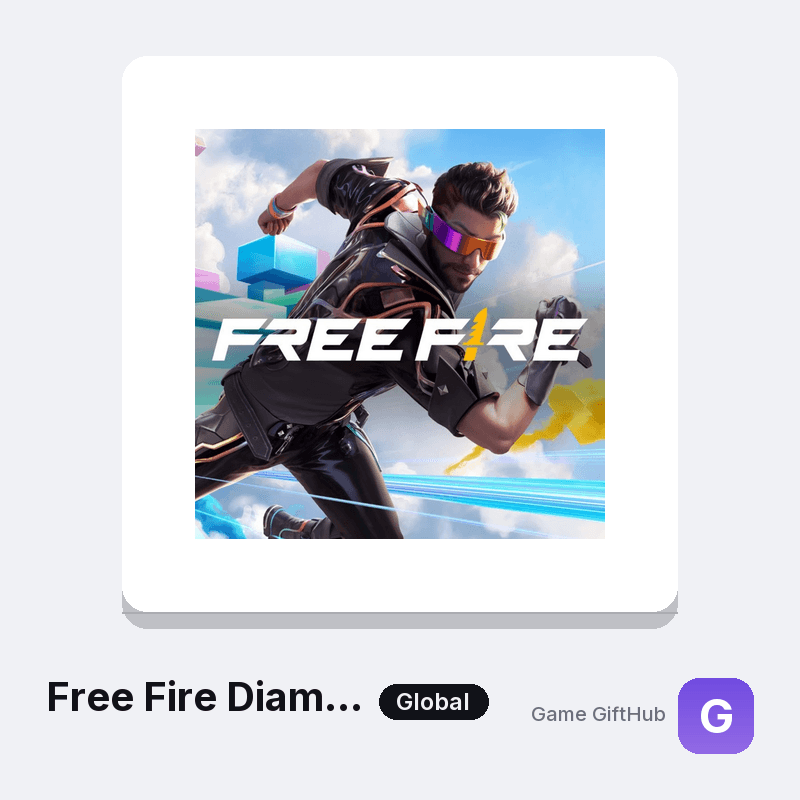 Free Fire diamond pin code for EU and Turkey, 25 to 550 diamonds, at GameGiftHub