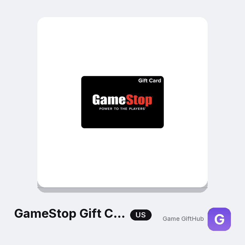 GameStop Gift Card US Gift Card — Other gift card at Game GiftHub