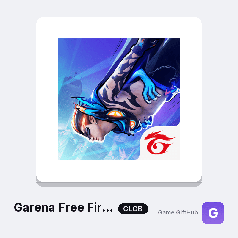 Free Fire diamond codes for global accounts, 100 + 10 to 2200 + 220 diamonds, at GameGiftHub