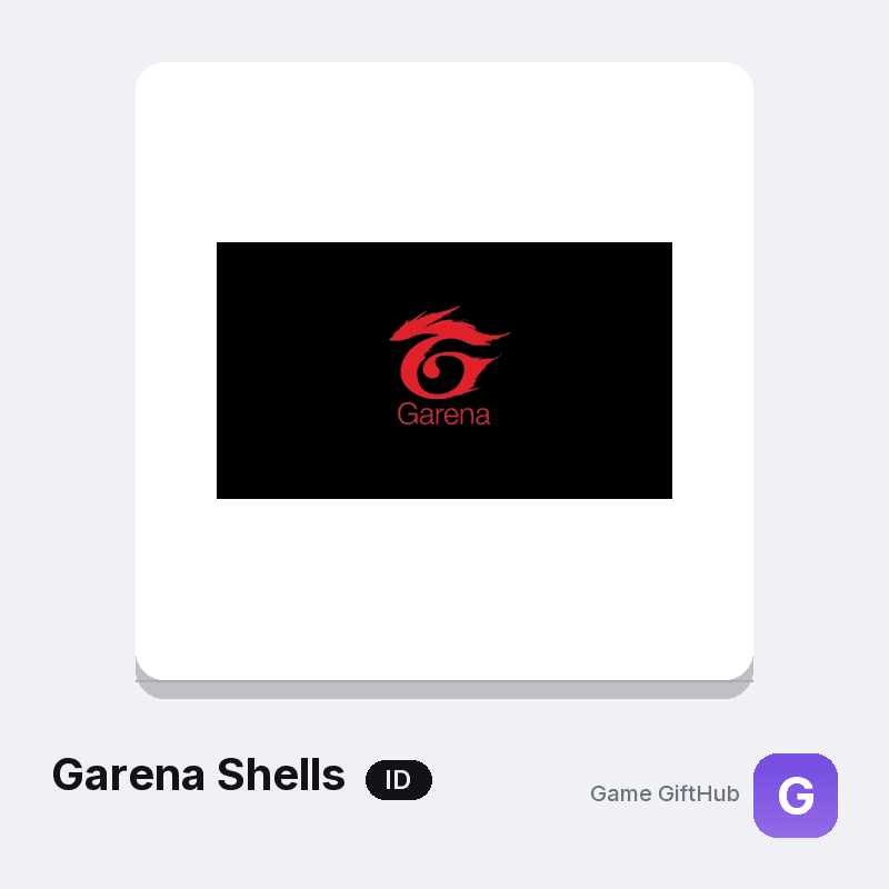 Garena Shells Indonesia IDR at GameGiftHub