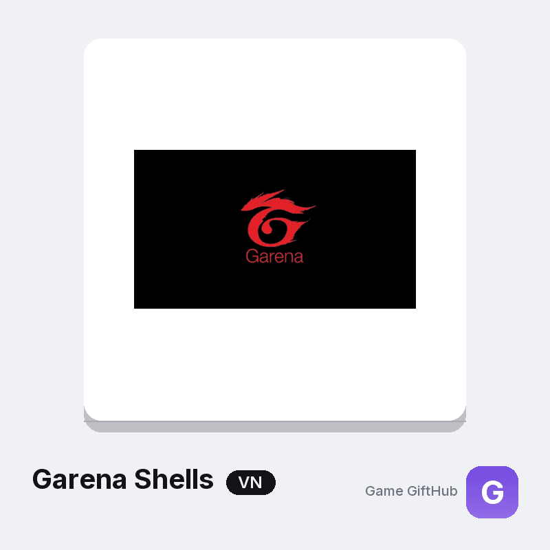 Garena Shells Vietnam VND at GameGiftHub