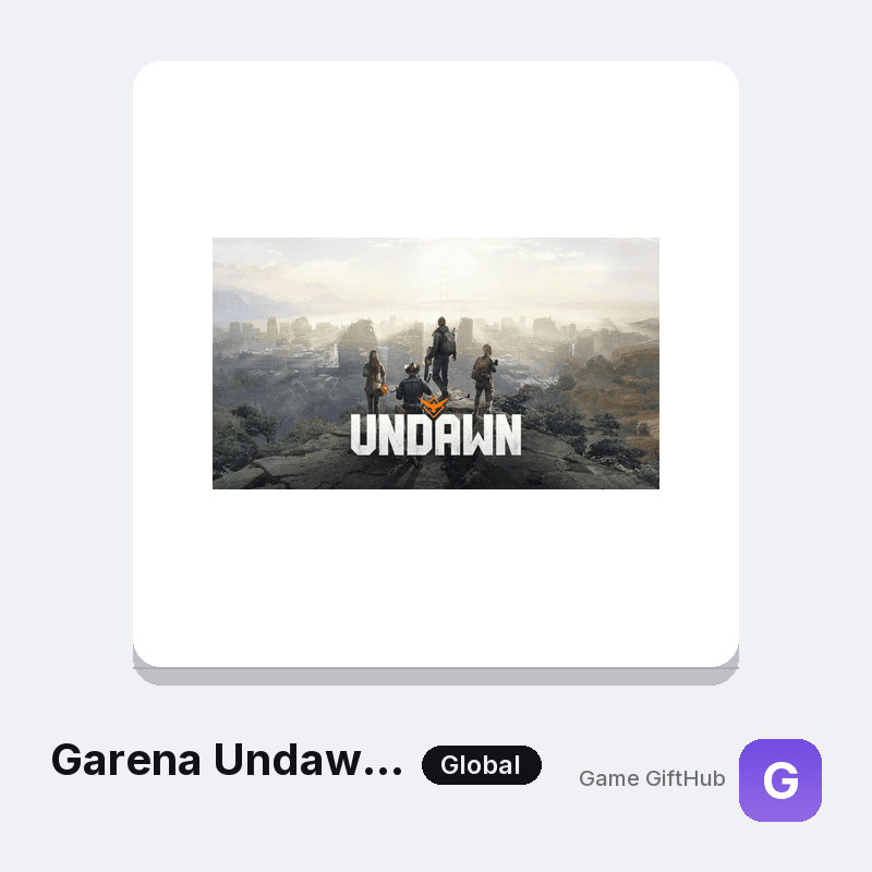 Garena Undawn (Global) Top-Up — Mobile top-up at Game GiftHub