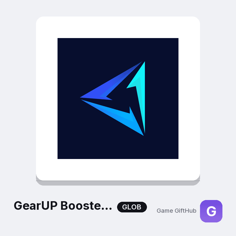 GearUP Booster PC (Global) Gift Card — Other gift card at Game GiftHub