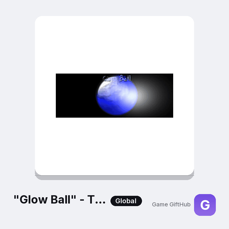 "Glow Ball" - The billiard puzzle game Gift Card — Steam gift card at Game GiftHub