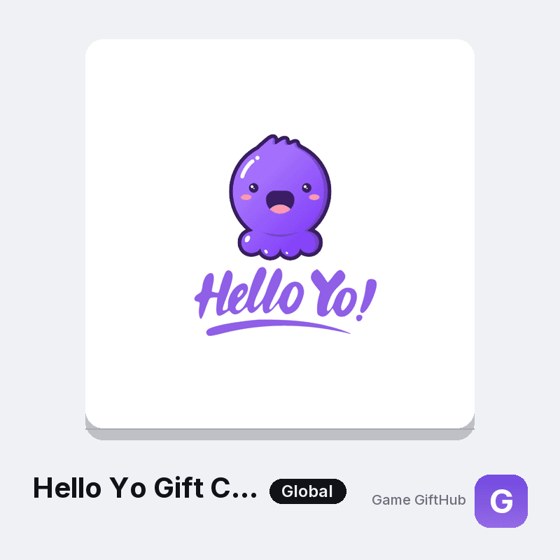 Hello Yo Gift Card Gift Card — Other gift card at Game GiftHub