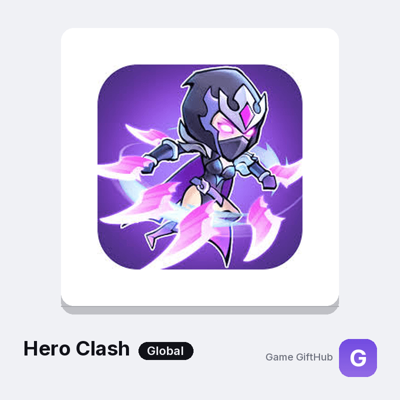 Hero Clash Top-Up — Mobile top-up at Game GiftHub