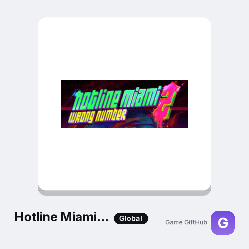 Hotline Miami 2: Wrong Number Game Key — Other game key at Game GiftHub