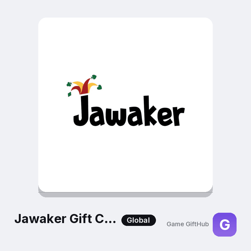 Jawaker Gift Card Gift Card — Other gift card at Game GiftHub