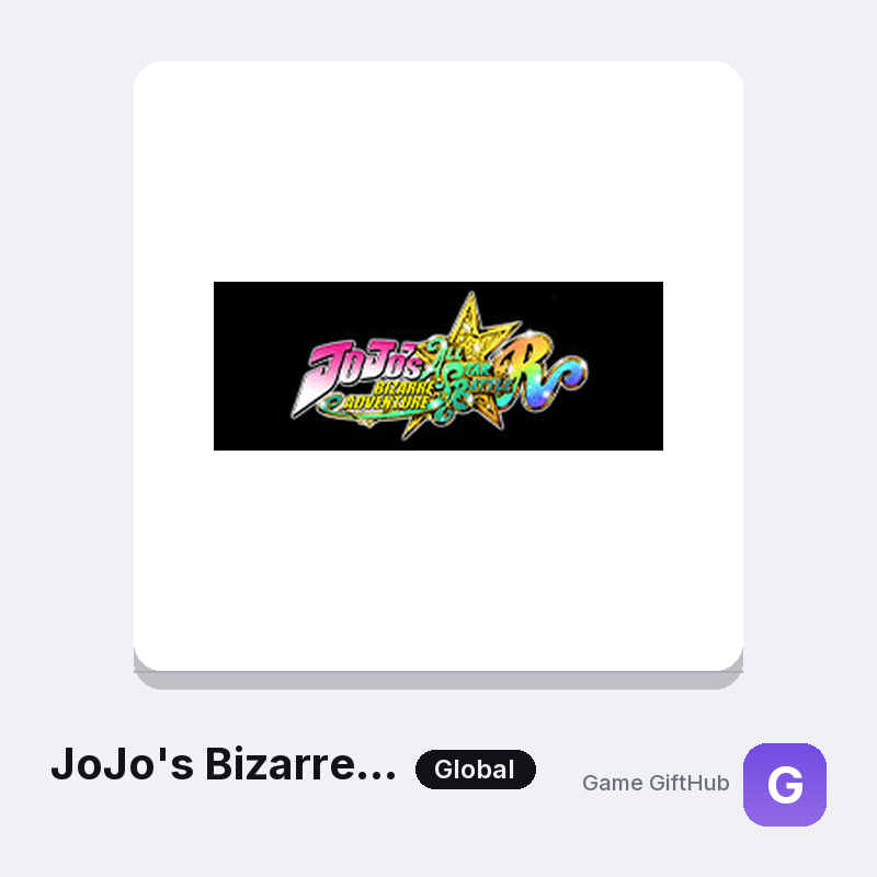 JoJo's Bizarre Adventure: All-Star Battle R Game Key — Other game key at Game GiftHub