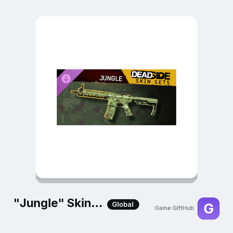"Jungle" Skin Set Gift Card — Steam gift card at Game GiftHub