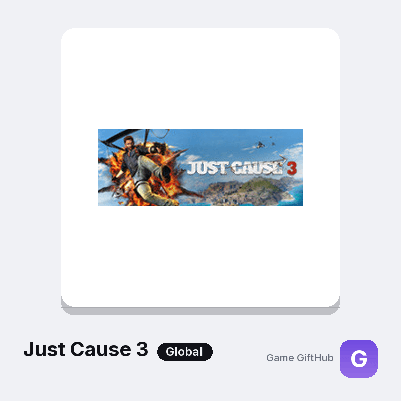 Just Cause 3 Game Key — Other game key at Game GiftHub