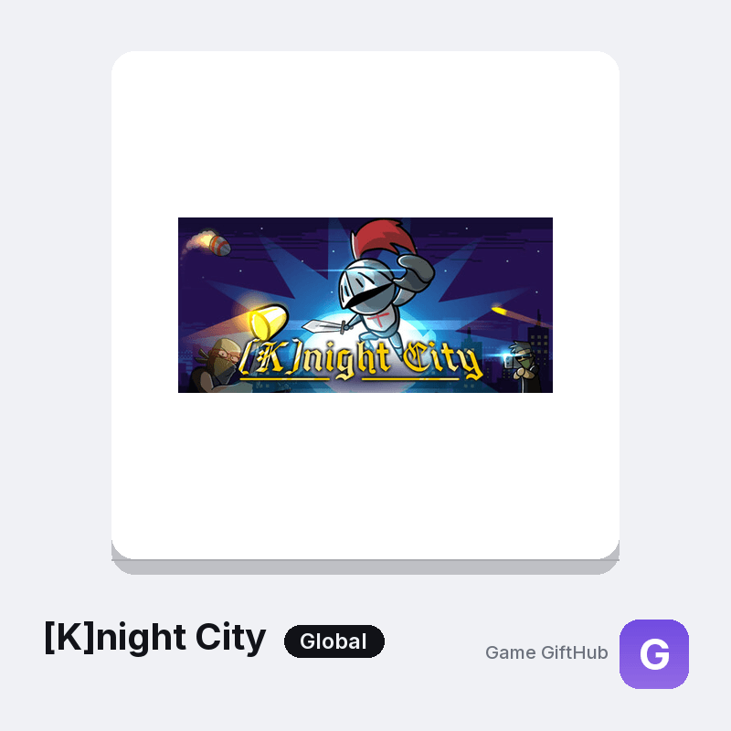 [K]night City Gift Card — Steam gift card at Game GiftHub
