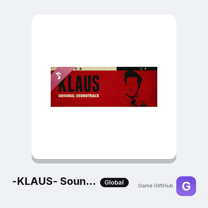 -KLAUS- Soundtrack Gift Card — Steam gift card at Game GiftHub
