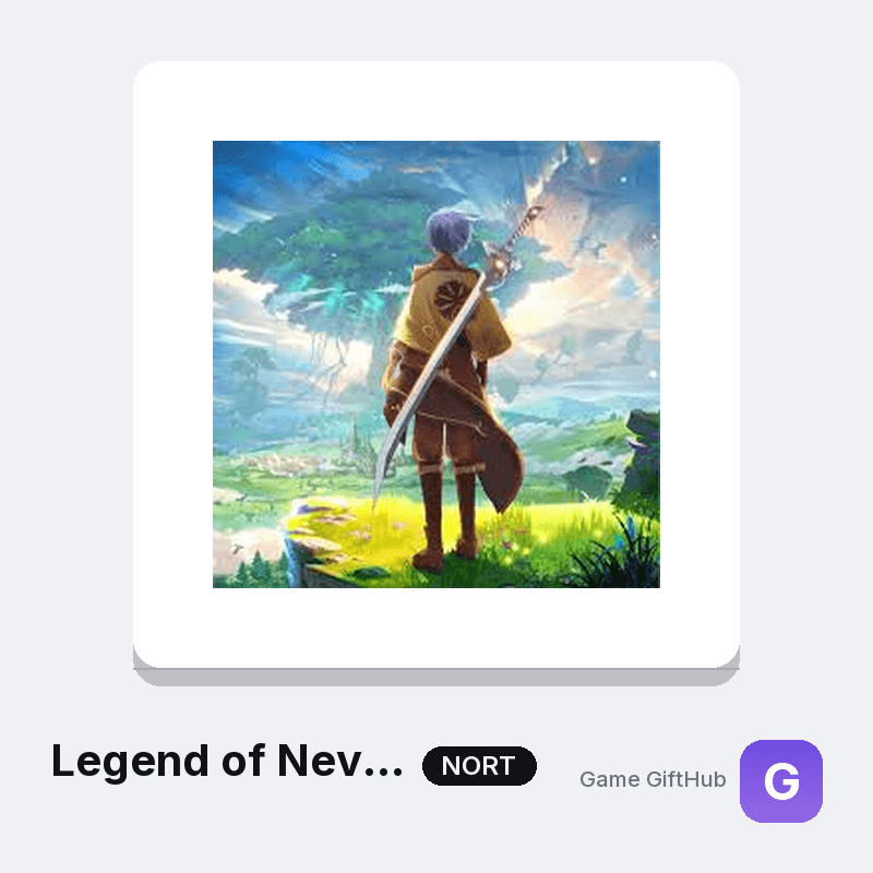 Legend of Neverland top-up artwork