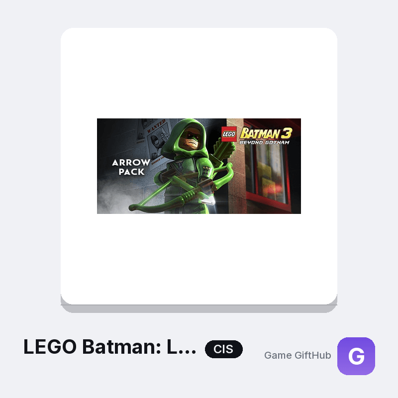 LEGO Batman: Legacy of the Dark Knight CIS Game Key — Other game key at Game GiftHub
