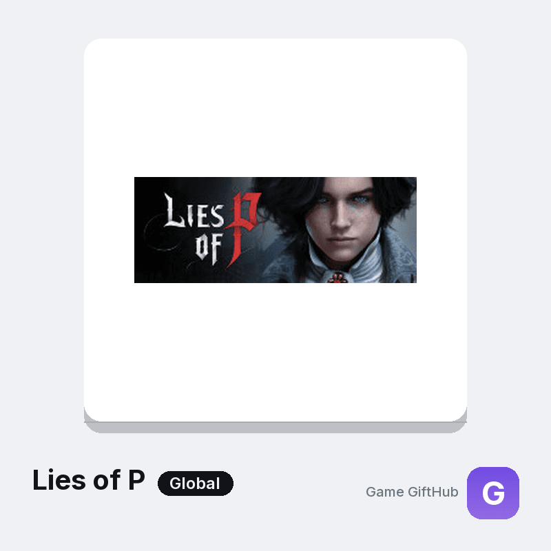Lies of P Game Key — Other game key at Game GiftHub