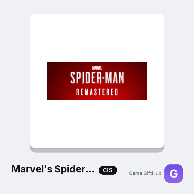 Marvel's Spider-Man Remastered