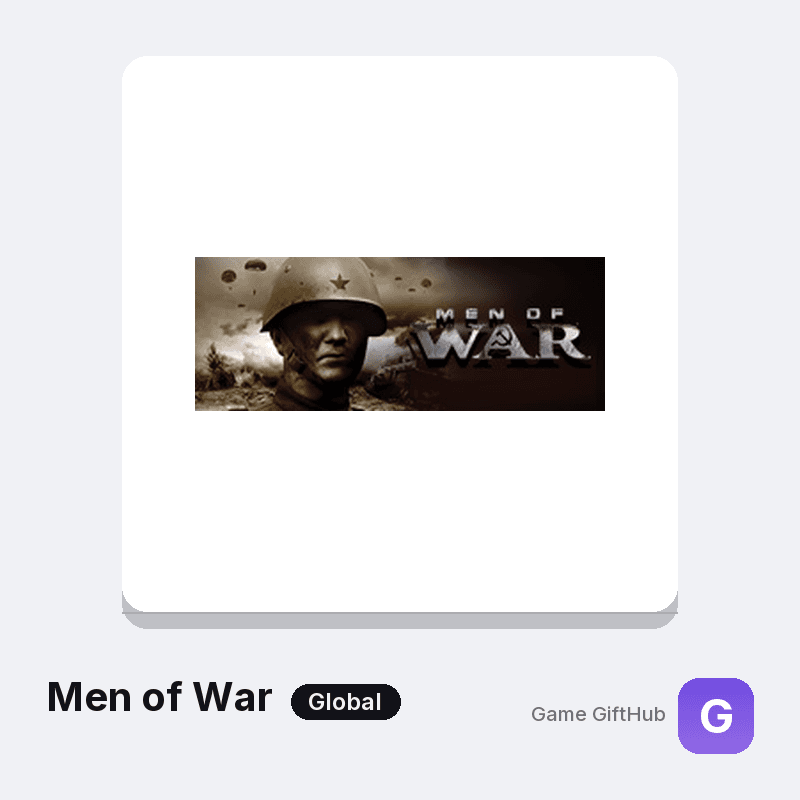 Men of War Game Key — Other game key at Game GiftHub