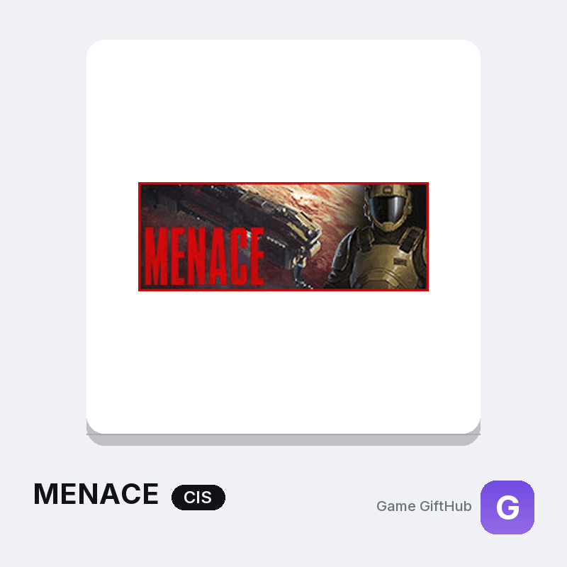 MENACE CIS Game Key — Other game key at Game GiftHub