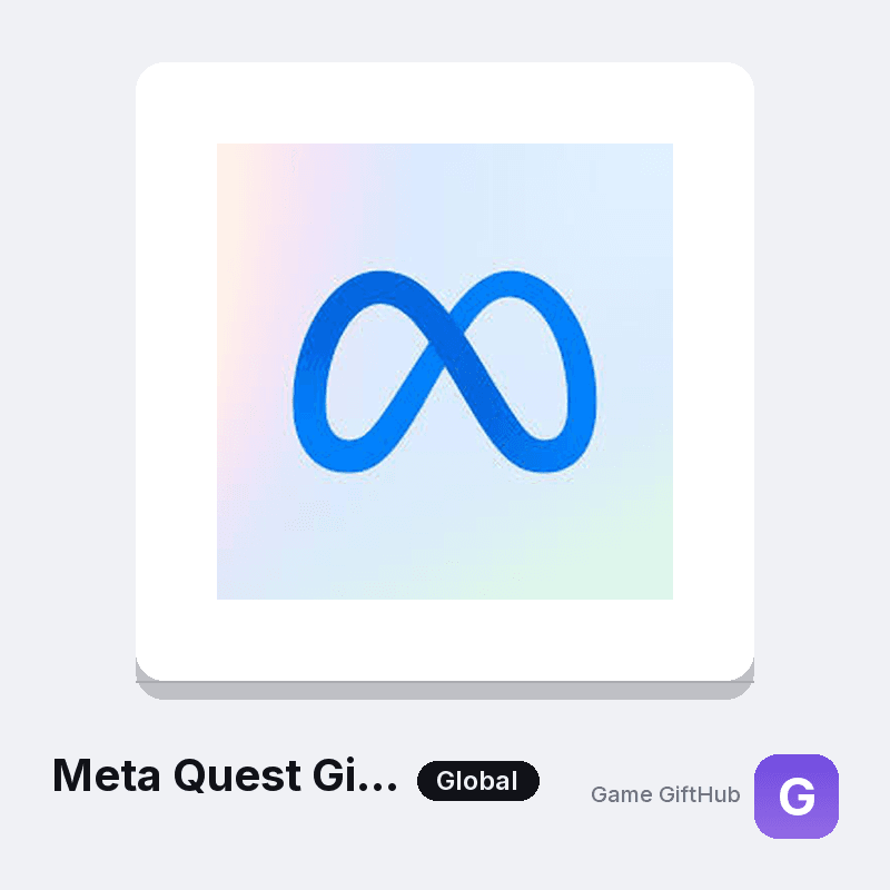 Meta Quest gift card code at GameGiftHub
