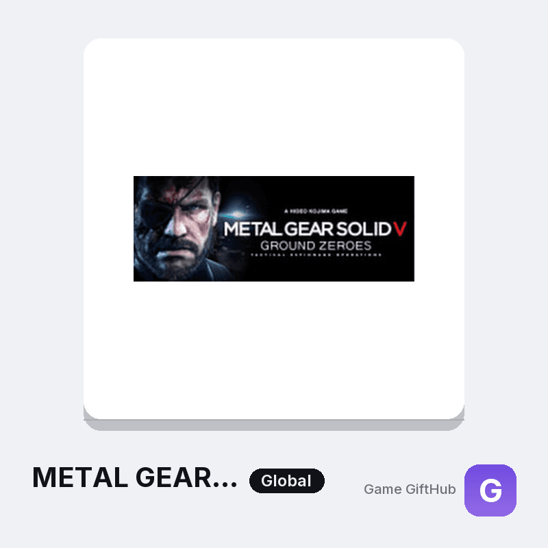 METAL GEAR SOLID V: The Definitive Experience Game Key — Other game key at Game GiftHub