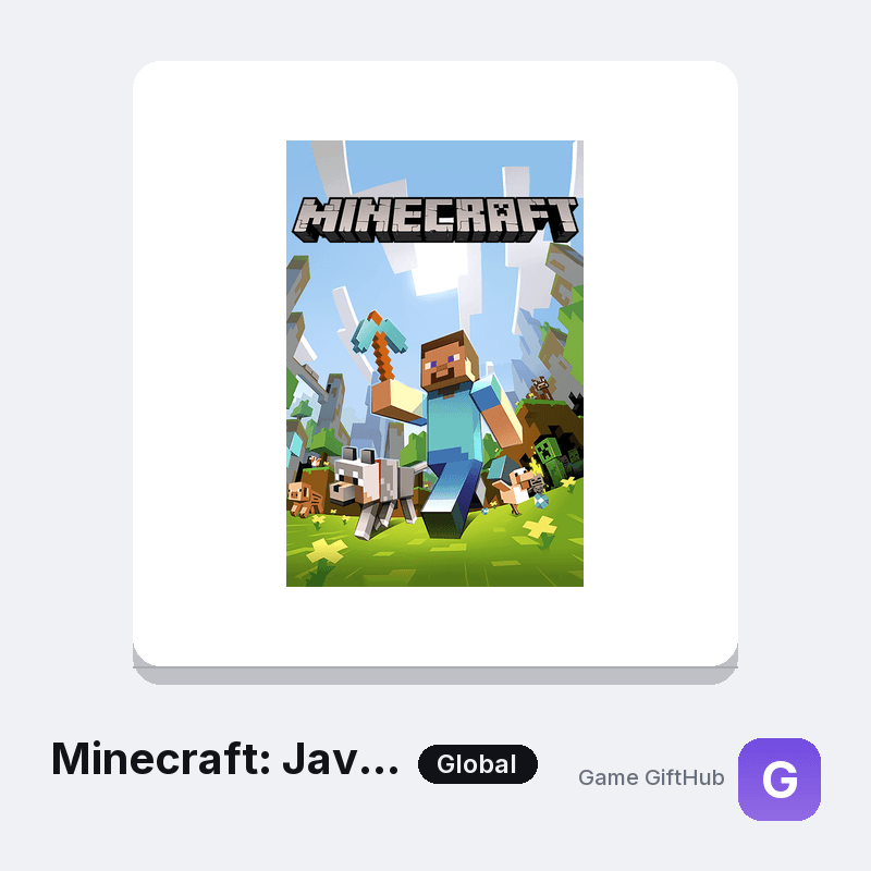 Minecraft: Java & Bedrock Game Key — Other game key at Game GiftHub