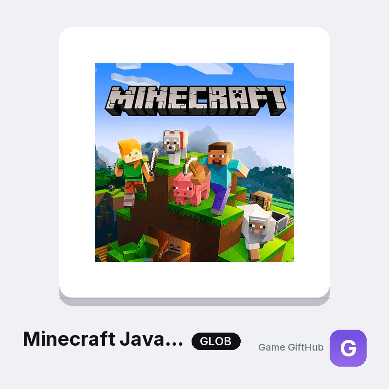 Minecraft Java & Bedrock (Global) Gift Card — Other gift card at Game GiftHub