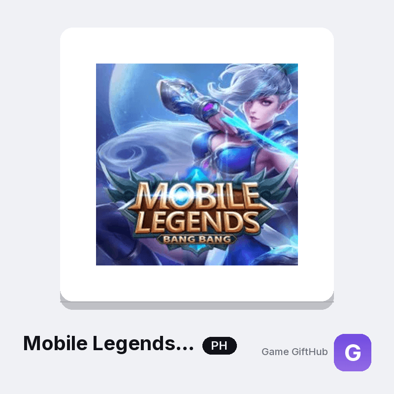 Mobile Legends Philippines diamond top-up packages from 20 to 5035 diamonds at GameGiftHub