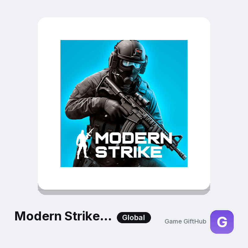 Modern Strike Online Top-Up — Mobile top-up at Game GiftHub