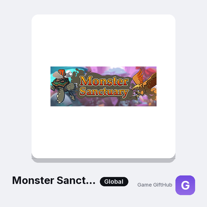Monster Sanctuary Game Key — Other game key at Game GiftHub