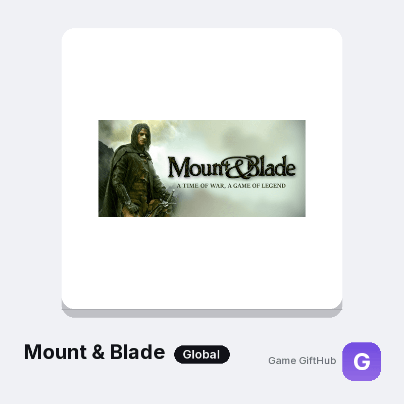 Mount & Blade Game Key — Other game key at Game GiftHub