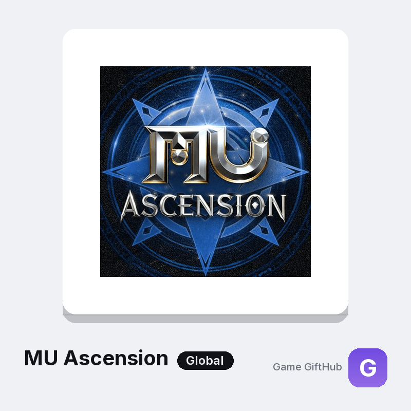 MU Ascension packs from 2.99 to 299.99 at GameGiftHub