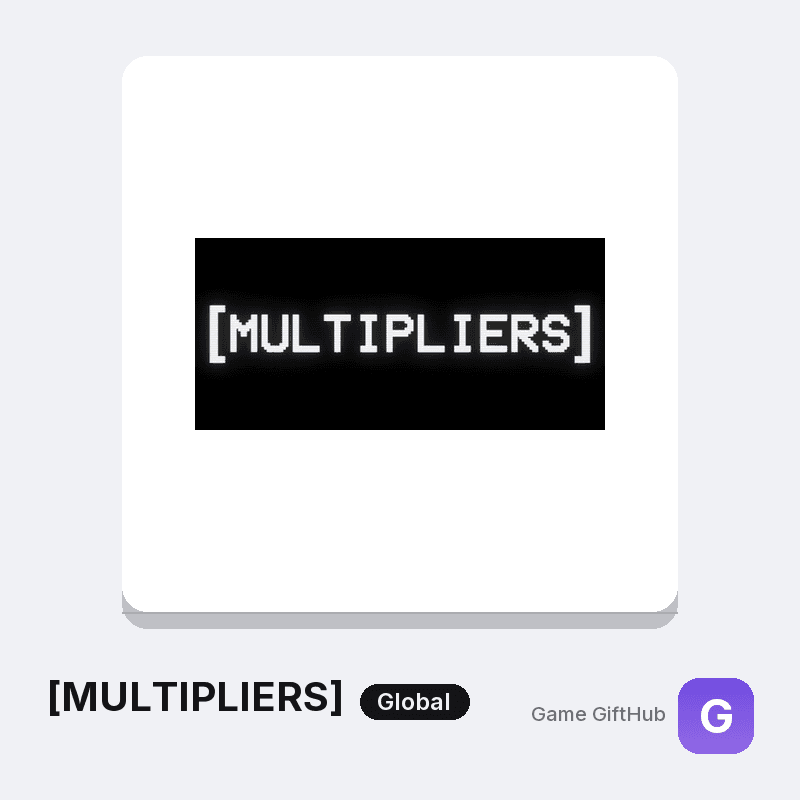 [MULTIPLIERS]