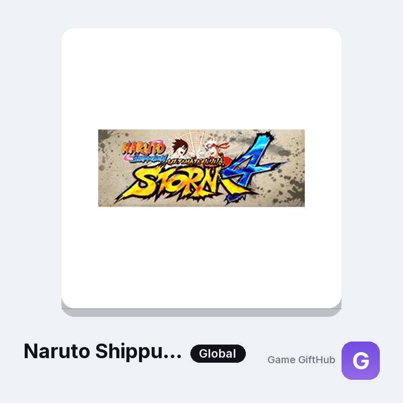 Naruto Shippuden: Ultimate Ninja Storm 4 Game Key — Other game key at Game GiftHub