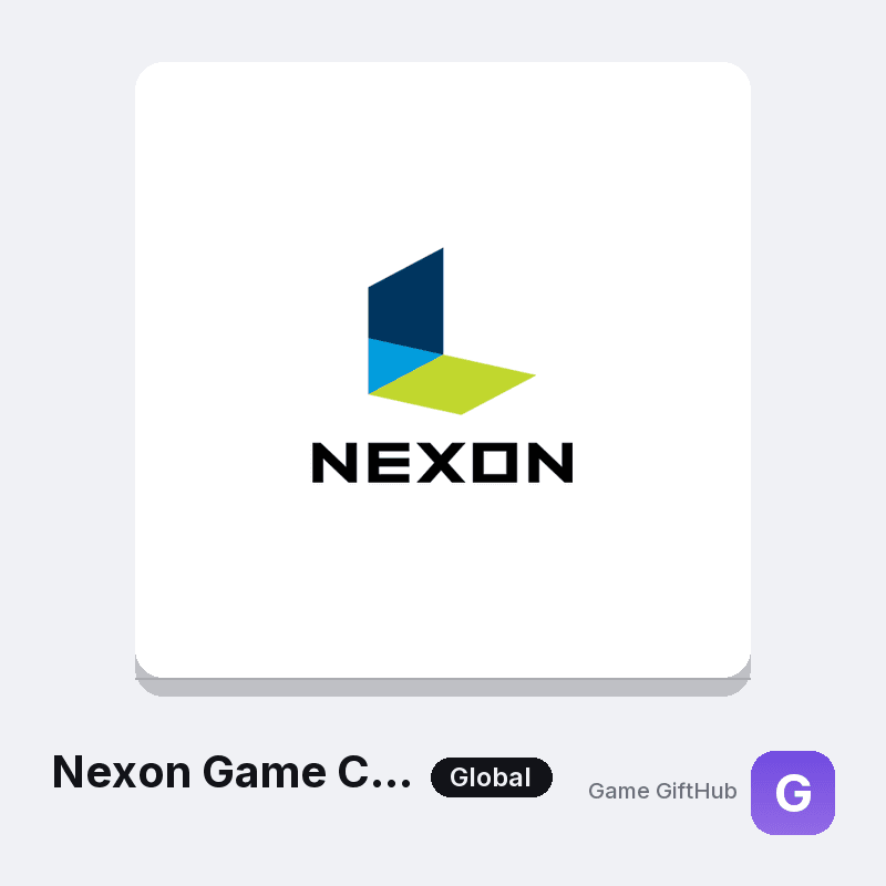 Nexon Game Card Gift Card — Other gift card at Game GiftHub