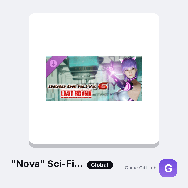 "Nova" Sci-Fi Body Suit - Ayane Gift Card — Steam gift card at Game GiftHub