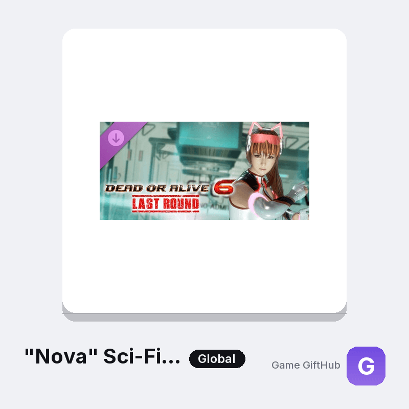 "Nova" Sci-Fi Body Suit - Kasumi Gift Card — Steam gift card at Game GiftHub