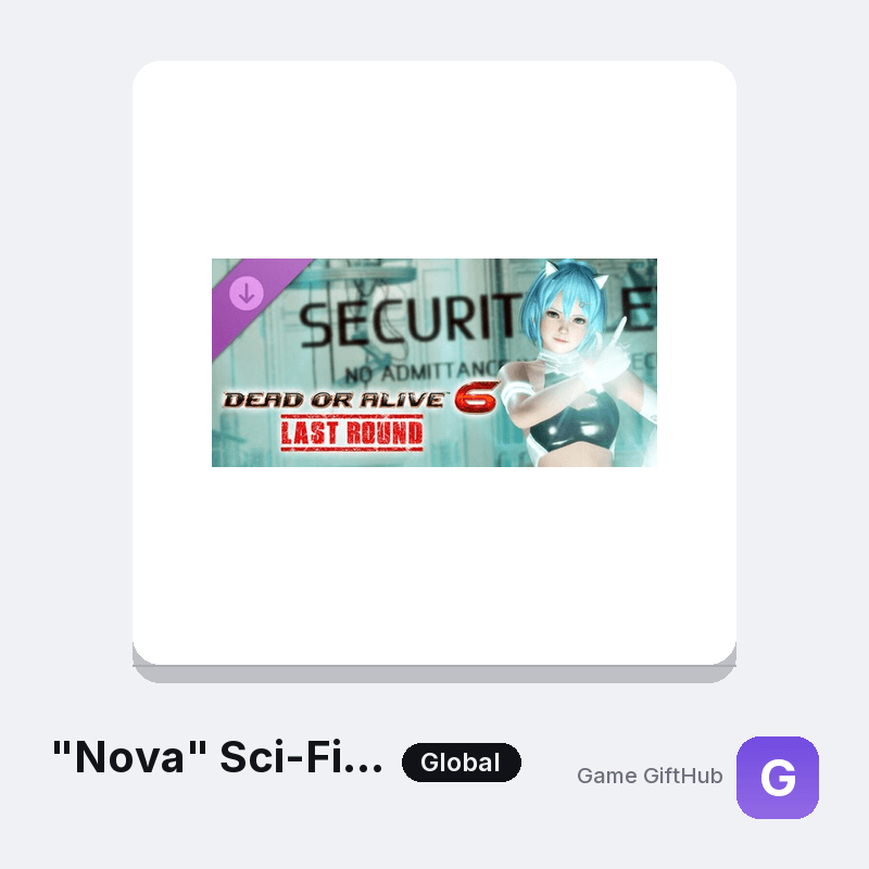"Nova" Sci-Fi Body Suit - NiCO Gift Card — Steam gift card at Game GiftHub